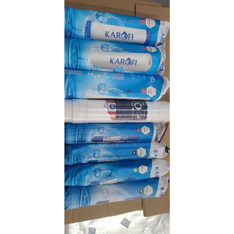 Bộ 8 Lõi Lọc Nước Karofi 12345678 - Hàng Chính Hãng Thay Thế Model K8IQ-2, OD138 - Bộ Lõi Lọc RO Chất Lượng Cao