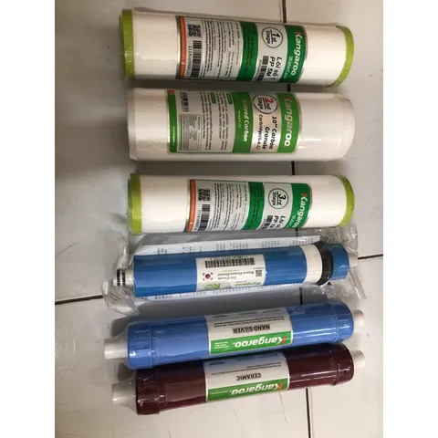 Bộ 6 Lõi Lọc KANGAROO Chính Hãng - Thay Thế Máy Lọc Nước RO, Đảm Bảo Sạch Sẽ An Toàn Cho Gia Đình