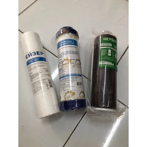 Combo 3 Lõi Lọc Nước 123 Geyser Chính Hãng - Thay Thế Cho Máy Lọc TK8 - Bảo Vệ Nguồn Nước Sạch và An Toàn