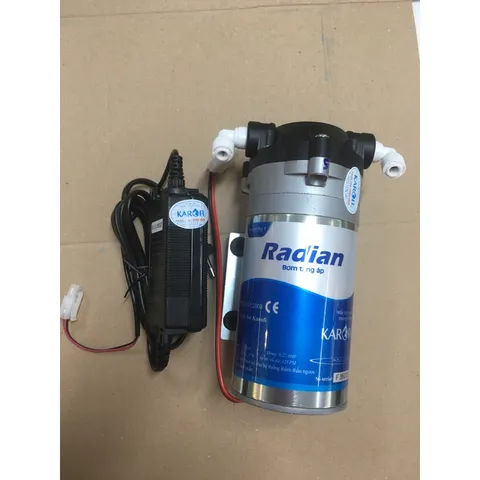 Bộ Bơm tăng áp KAROFI Radian 24V | Chính hãng |Sử dụng trong các máy lọc nước RO