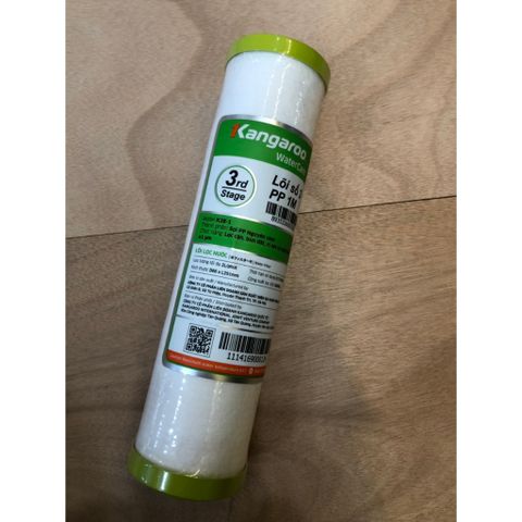 Lõi Lọc Nước 123 KANGAROO Chính Hãng - Lọc Thô Ngăn Chặn Bẩn, Bùn Đất, Rỉ Sét và Clo Dư - Thời Gian Thay Thế 3-12 Tháng