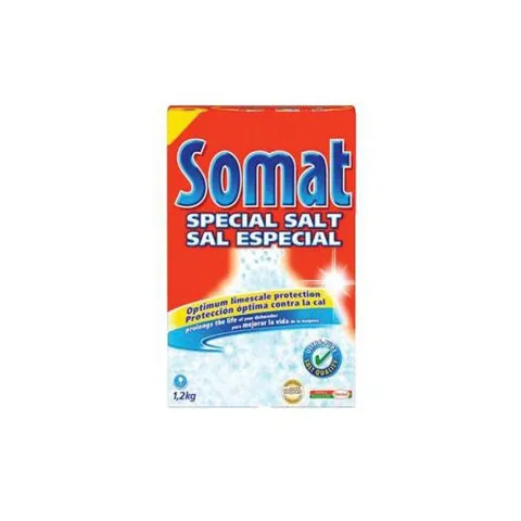 Muối Rửa SOMAT Hộp 1,2Kg - Hàng chính hãng - Chuyên dùng cho máy rửa chén - giúp máy không bị bám cặn 