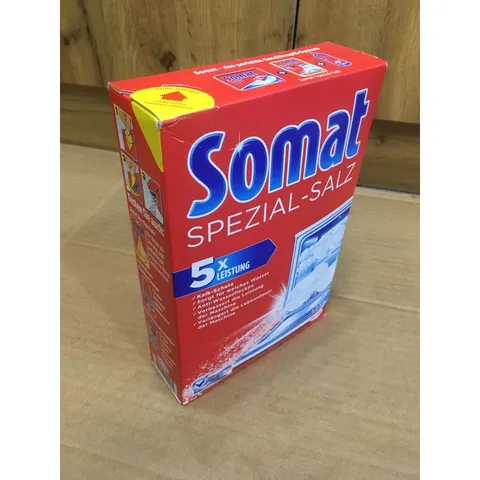 Muối Rửa SOMAT Hộp 1,2Kg - Hàng chính hãng - Chuyên dùng cho máy rửa chén - giúp máy không bị bám cặn 