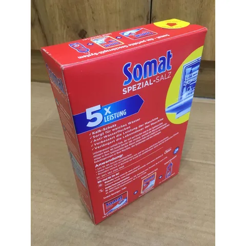 Muối Rửa SOMAT Hộp 1,2Kg - Hàng chính hãng - Chuyên dùng cho máy rửa chén - giúp máy không bị bám cặn 
