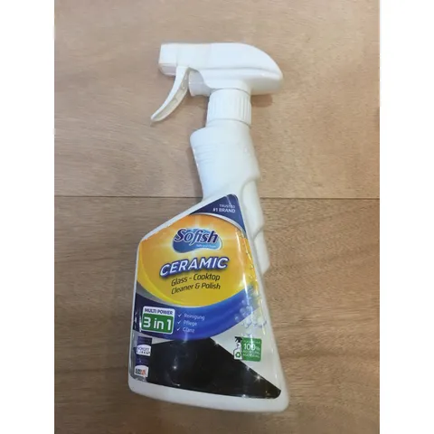 Chai Xịt Tẩy Dầu Mỡ SOFISH CERAMIC 500ML - Giải Pháp Hiệu Quả Đánh Bay Vết Bẩn Cứng Đầu, An Toàn Cho Bếp Từ và Bếp Gas