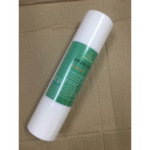 Lõi Lọc Thô PP5 Micron Không Đầu Bịt - Lọc Bỏ Tạp Chất, Cặn Bẩn, Rỉ Sét, Bùn Đất Trong Nước, Chất Lượng Cao, Bền Bỉ