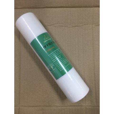 Lõi Lọc Thô PP5 Micron Không Đầu Bịt - Lọc Bỏ Tạp Chất, Cặn Bẩn, Rỉ Sét, Bùn Đất Trong Nước, Chất Lượng Cao, Bền Bỉ