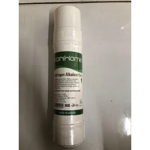 Lõi Lọc Nước Hydrogen Alkaline KoriHome - Giúp Cân Bằng pH, Chống Oxy Hóa, Dễ Dàng Thay Thế, Hàng Chính Hãng Từ Hàn Quốc