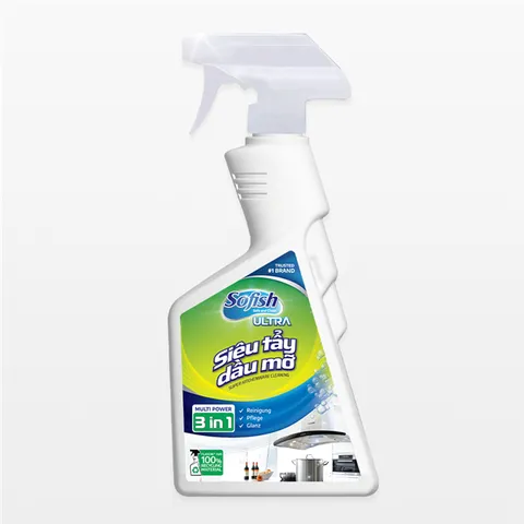 Vua Tẩy Mỡ SOFISH ULTRA 500ML - Nước Tẩy Rửa Đa Năng Cho Nồi, Chảo, Lưới Hút Mùi - Sạch Nhanh Hiệu Quả, Hàng Chính Hãng Việt Nam