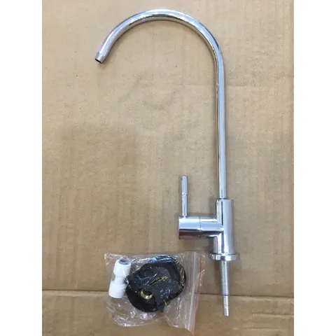 Vòi Gạt Inox Mạ Crom Cho Máy Lọc Nước - Thiết Kế Sang Trọng, An Toàn Nguồn Nước, Dùng Cho Công Nghệ Nano và RO