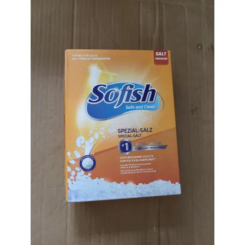 Viên Rửa Chén Bát SOFISH 120 Viên - Muối Rửa Bát 1,6Kg & Nước Làm Bóng 500ML - Chuyên Dụng Cho Máy Rửa Chén Hàng Chính Hãng