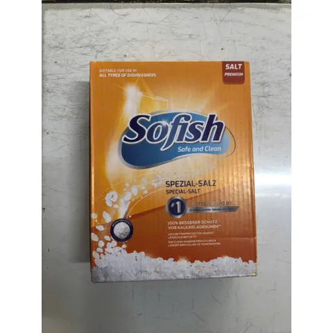 Muối Rửa Bát SOFISH Chính Hãng - Dùng Cho Máy Rửa Chén Bosch, Teka, Hafele - Giúp Làm Mềm Nước, Ngăn Cặn Canxi