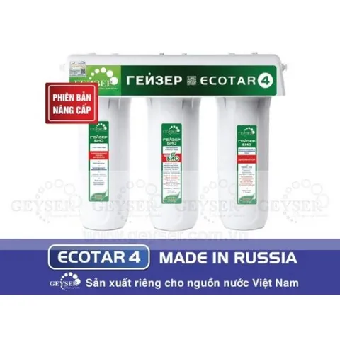 Máy Lọc Nước Nano Geyser Ecotar 4 Chính Hãng - Công Nghệ Lọc 4 In 1, Lọc Sạch Vi Khuẩn và Kim Loại Nặng từ Nguồn Nước Nhập Khẩu LB Nga