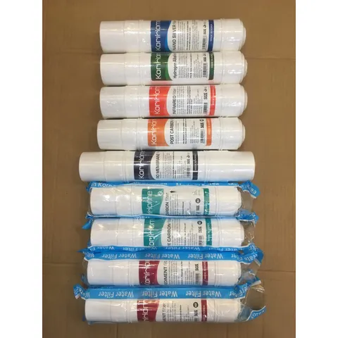 Combo 9 Lõi Lọc Nước KORIHOME Chính Hãng - Thay Thế Lõi Cho WPK-915, WPK-910 (RO, Sediment, Pre Carbon, Hydrogen, Infrared, Nano Silver)
