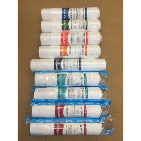 Combo 9 Lõi Lọc Nước KORIHOME Chính Hãng - Thay Thế Lõi Cho WPK-915, WPK-910 (RO, Sediment, Pre Carbon, Hydrogen, Infrared, Nano Silver)