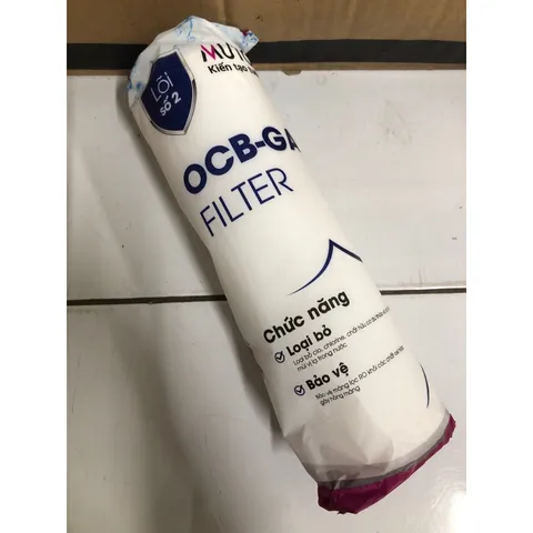 Lõi Lọc Số 2 MUTOSI OCB-GAC - Hàng Chính Hãng Than Hoạt Tính Dạng Hạt, Loại Bỏ Clo và Mùi Hôi Trong Nước