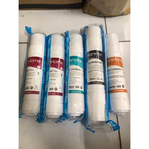 Bộ 5 Lõi Lọc Nước Korihome Chính Hãng - Lọc Sạch Vi Khuẩn, Cặn Bẩn & Tạp Chất - Dùng Cho Máy Lọc Nước Koriihome