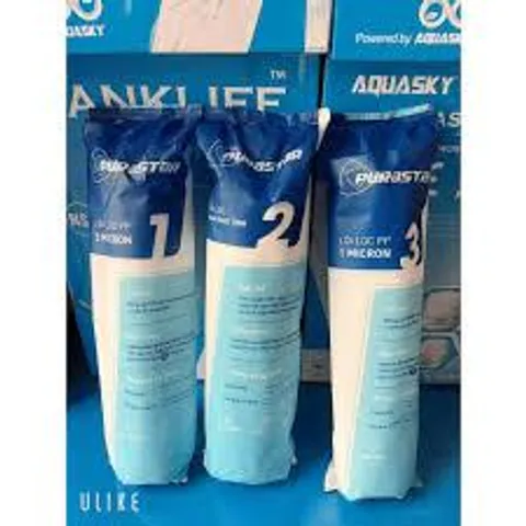 Bộ 3 Lõi Lọc Nước RO 123 PuraStar - Chính Hãng Karofi, Thay Thế Cho Máy Lọc, Tối Ưu Nguồn Nước Sạch Kính Fandom Nhà Bếp