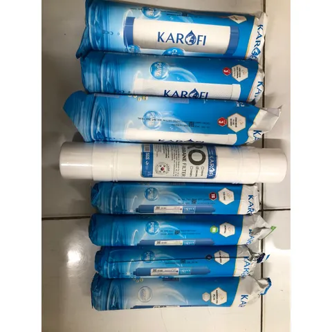 Bộ 8 Lõi Lọc Nước KAROFI Thay Thế cho Máy Lọc SS038 - Sản Phẩm Chính Hãng, Tiêu Chuẩn Cao, Lọc Chất Bẩn Hiệu Quả