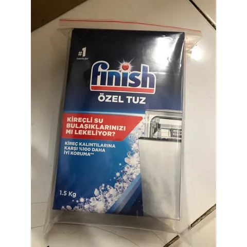 Muối Rửa FINISH 1,2KG - Hàng Chính Hãng Bảo Vệ Máy Rửa Bát, Ngăn Cặn Vôi, Thích Hợp Đối Với Bosch, Siemens, Electrolux