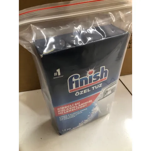 Muối Rửa FINISH 1,2KG - Hàng Chính Hãng Bảo Vệ Máy Rửa Bát, Ngăn Cặn Vôi, Thích Hợp Đối Với Bosch, Siemens, Electrolux
