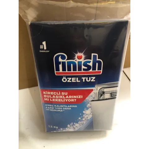 Muối Rửa FINISH 1,2KG - Hàng Chính Hãng Bảo Vệ Máy Rửa Bát, Ngăn Cặn Vôi, Thích Hợp Đối Với Bosch, Siemens, Electrolux