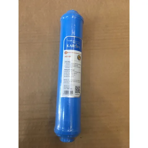 Lõi Lọc Nước KAROFI số 2 (OCB - GAC) Chính Hãng - Dùng Cho Máy Lọc Nước N-E118, N-E119, E8RO, E9RO - Hiệu Quả Hấp Thụ Chất Bẩn