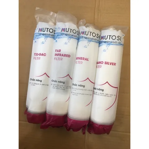 Combo 4 Lõi Lọc Khoáng MUTOSI 5678 - Hàng Chính Hãng Tăng Cường Khoáng Chất và Vị Ngon Cho Nước Uống