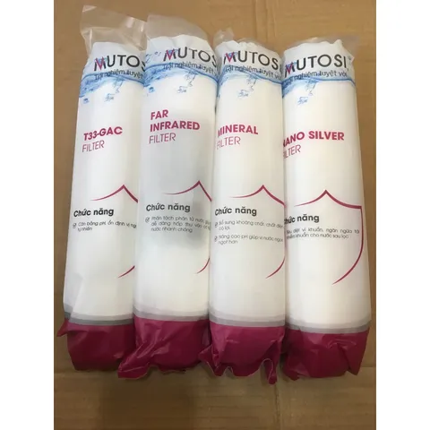 Combo 4 Lõi Lọc Khoáng MUTOSI 5678 - Hàng Chính Hãng Tăng Cường Khoáng Chất và Vị Ngon Cho Nước Uống