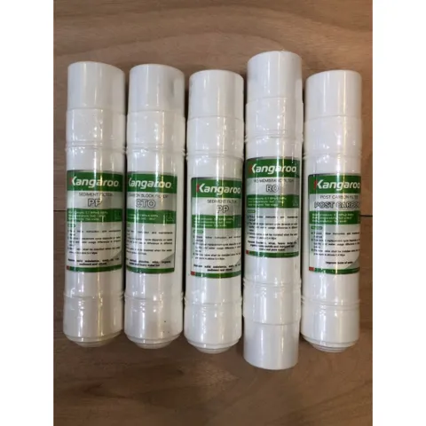Lõi Lọc Nước 1,2,3,4,5 KANGARO KG61A3 - Chính Hãng Thay Thế | Bộ 5 Lõi Cho Máy Lọc Nước Nóng Lạnh Hàn Quốc