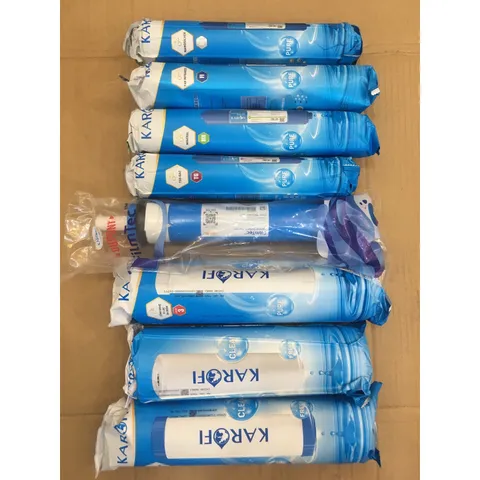 Bộ 8 Lõi Lọc Nước Karofi Chính Hãng - Dùng Thay Thế Máy RO, Bao Gồm Màng Lọc RO, Than Hoạt Tính, Khoáng MINERAL và NANO SILVER