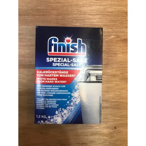 Bộ Sản Phẩm Finish - Muối Rửa 1.2KG & Nước Làm Bóng 400ML Chính Hãng, Bảo Vệ Máy Rửa Bát, Rạng Rỡ Đồ Dùng Nhà Bếp