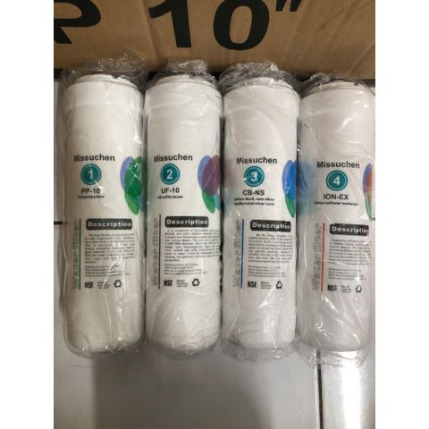 Lõi Lọc Nước 1,2,3,4 MISSUCHEN - Bộ Lõi Lọc Cao Cấp, An Toàn Cho Sức Khỏe, Thay Thế Model SKU6300