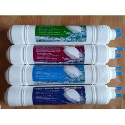 Lõi Lọc Nước Hàn Quốc 1,2,3,4 LOẠI ĐẦU U - Bộ Lọc Sediment, Pre Carbon, U/F Membrane, Post Carbon Nhập Khẩu