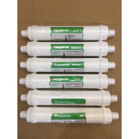 Bộ 6 Lõi Lọc Nước Kangaroo Hydrogen 5678910 - Hàng Chính Hãng, Bổ Sung Khoáng Chất Thiết Yếu Cho Nước Sạch Khỏe