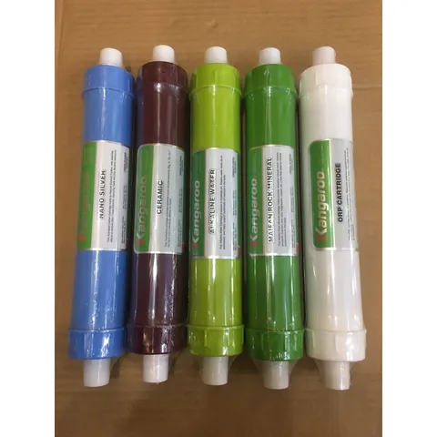 Bộ 5 Lõi Lọc Nước Kangaroo 56789 Chính Hãng - Cung Cấp Khoáng Chất Tự Nhiên, Khử Mùi, Diệt Khuẩn, Nước Kiềm Tính