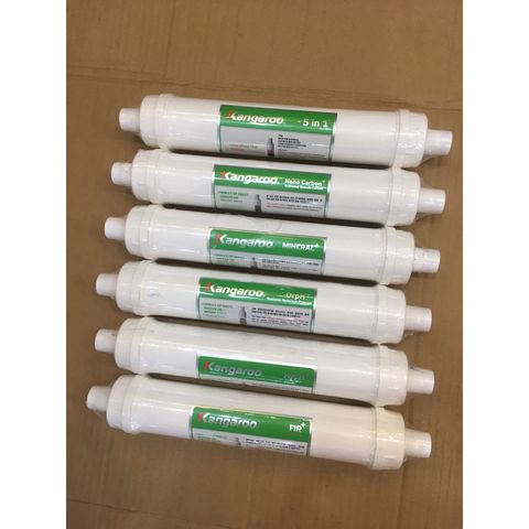 Bộ 6 Lõi Lọc Nước Kangaroo Hydrogen 5678910 - Hàng Chính Hãng, Bổ Sung Khoáng Chất Thiết Yếu Cho Nước Sạch Khỏe