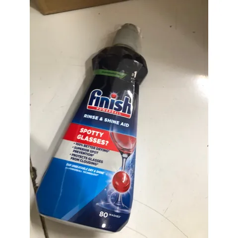 Nước làm bóng Finish 400ML - Hàng chính hãng, an toàn cho sức khỏe, phù hợp với máy rửa chén Bosch, Electrolux - Tăng cường hiệu quả rửa bát