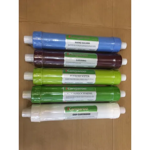 Bộ 5 Lõi Lọc Nước Kangaroo 56789 Chính Hãng - Cung Cấp Khoáng Chất Tự Nhiên, Khử Mùi, Diệt Khuẩn, Nước Kiềm Tính
