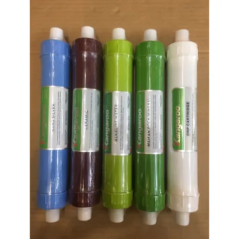 Bộ 5 Lõi Lọc Nước Kangaroo 56789 Chính Hãng - Cung Cấp Khoáng Chất Tự Nhiên, Khử Mùi, Diệt Khuẩn, Nước Kiềm Tính