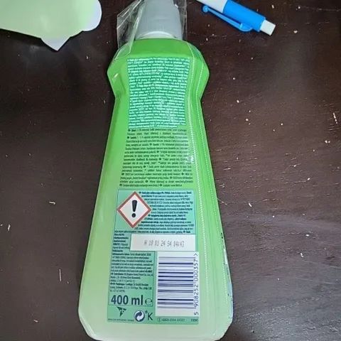 Nước làm bóng Finish 400ML - Hàng chính hãng, an toàn cho sức khỏe, phù hợp với máy rửa chén Bosch, Electrolux - Tăng cường hiệu quả rửa bát