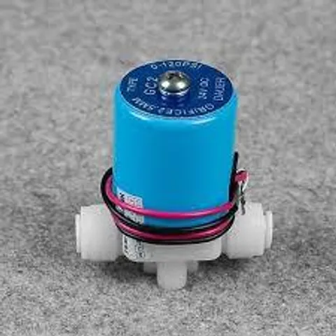 Van Điện Từ Tròn DAUER 24V - Van Đóng Mở Điện Tách Nước Cho Máy Lọc Nước RO - Tiết Kiệm Nước, Ngăn Thẩm Thấu