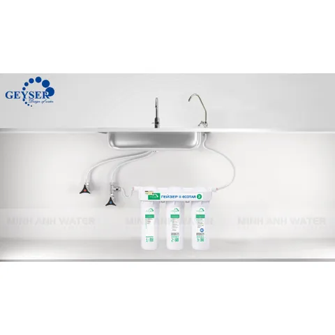 Máy lọc nước Nano Geyser Ecotar 2 hàng chính hãng