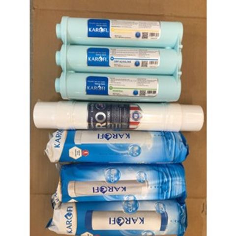 Bộ 10 Lõi Lọc Nước KAROFI Chính Hãng - Thay Thế cho Máy KAD-D52, KAD-X39 - Lọc Tạp Chất, Bảo Vệ Sức Khỏe