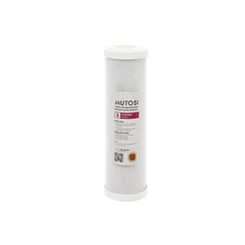 Lõi Lọc Nước MUTOSI CTO-GAC - Lõi Than Nén Chính Hãng - Loại Bỏ Clo và Chất Độc, Bảo Vệ Màng RO