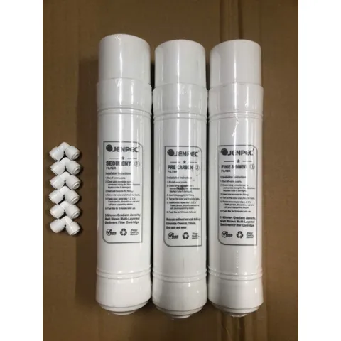Bộ 3 Lõi Lọc Nước 123 Jenpec - Thay Thế Máy Lọc U - Chất Lượng Chính Hãng, Bảo Vệ Sức Khỏe Gia Đình