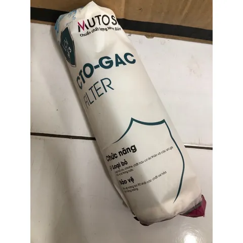Lõi Lọc Nước MUTOSI CTO-GAC - Lõi Than Nén Chính Hãng - Loại Bỏ Clo và Chất Độc, Bảo Vệ Màng RO