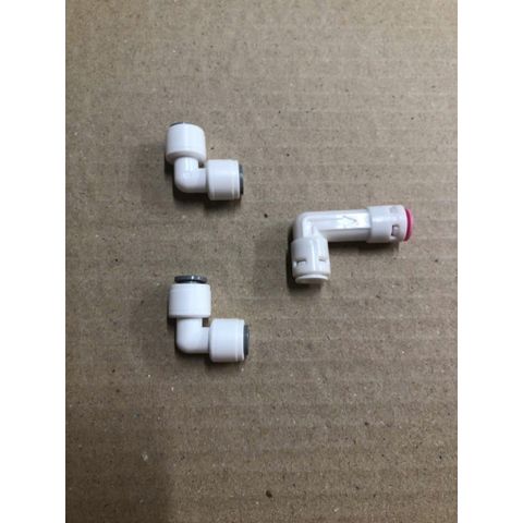 Bộ 2 Nối Vuông 6-6 mm + Van 1 Chiều Góc Dùng Cho Màng RO Đúc - Thiết Bị Tiện Ích Chuyển Đổi Nhanh chóng