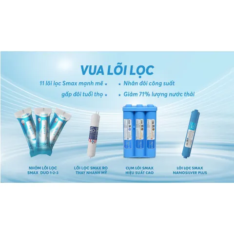 Bộ 11 Lõi Lọc KAROFI KAD-D66 - Hàng Chính Hãng, Công Nghệ Lọc Nước Hiện Đại, Thay Thế Máy Nóng Lạnh