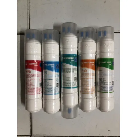 Combo 5 Lõi Lọc Hàn Quốc công nghệ RO có nước thải - Dùng thay cho máy nóng lạnh